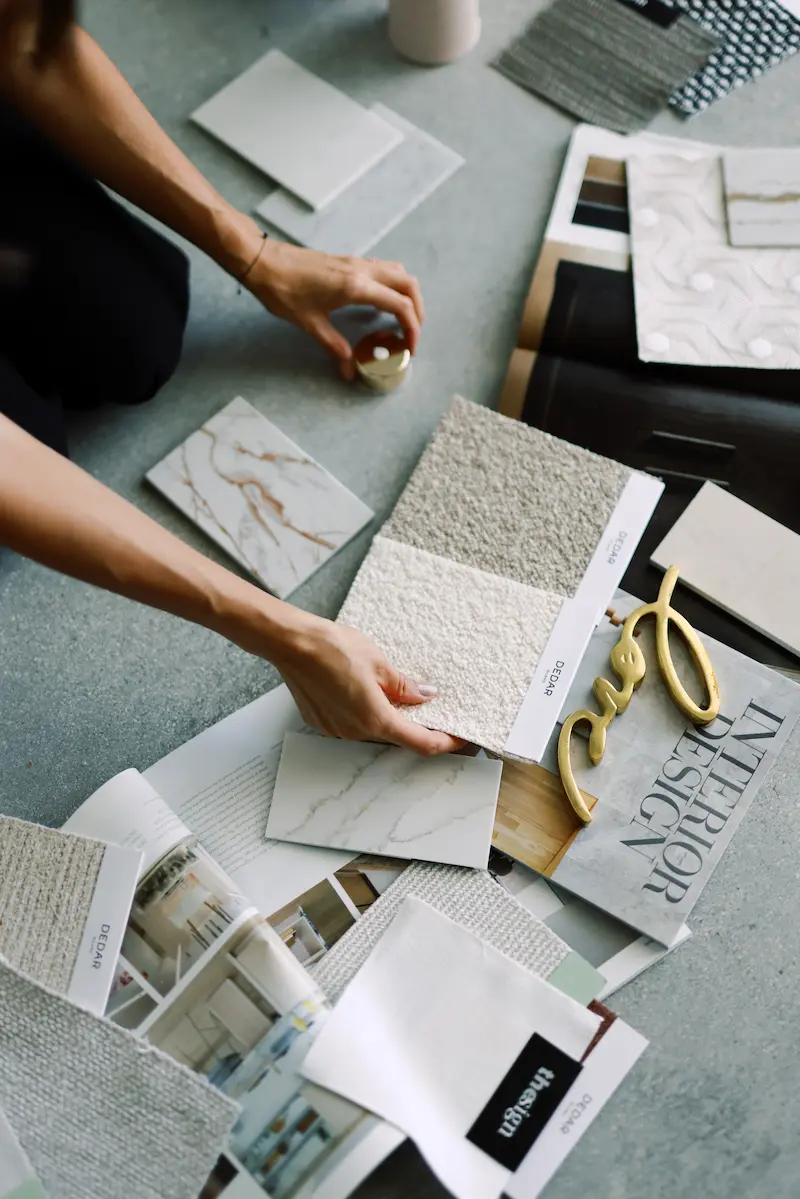 Materials and fabrics selection